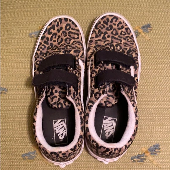 leopard print baby vans